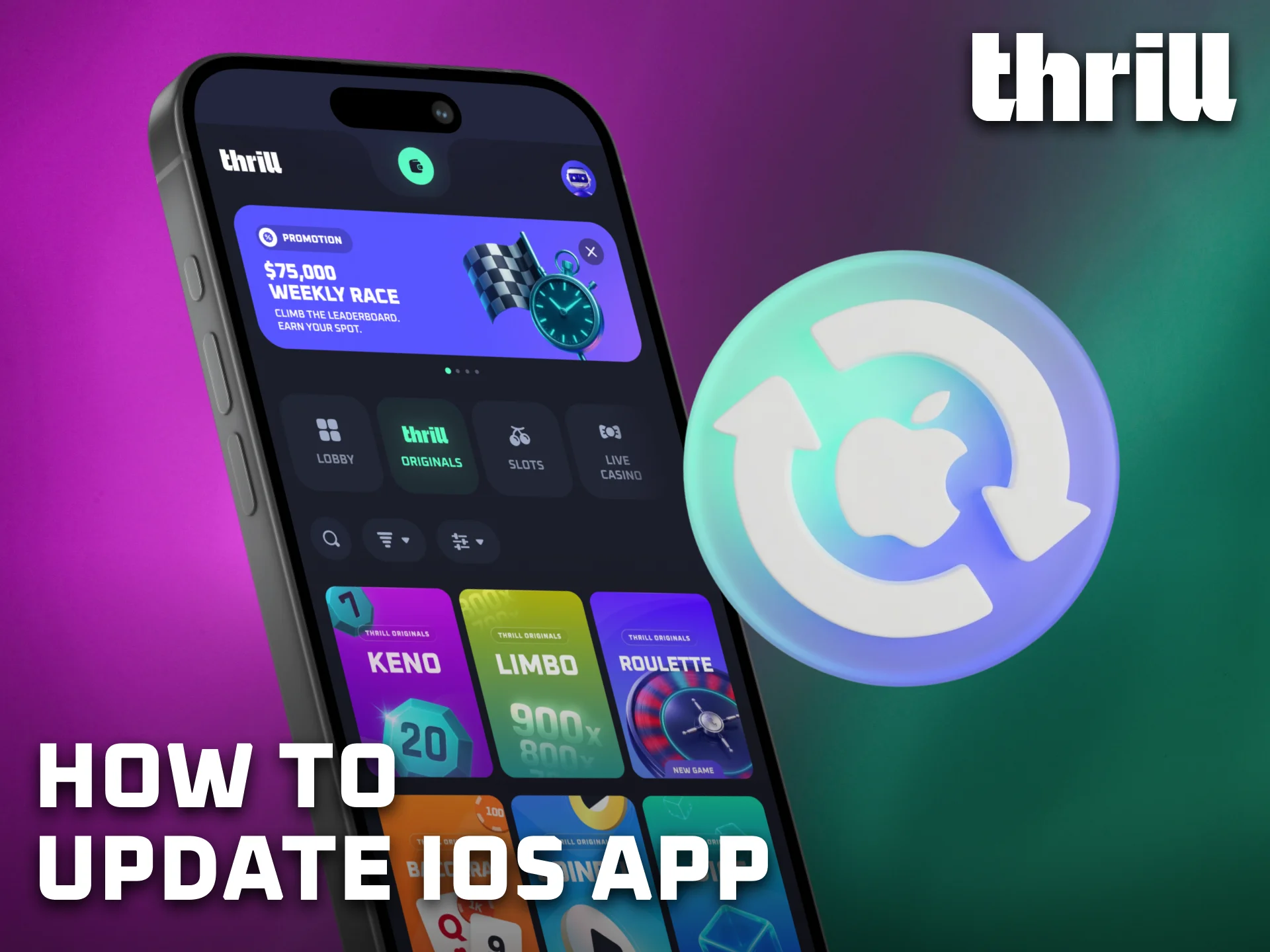 Update the Thrill iOS app to maintain optimal performance and security.