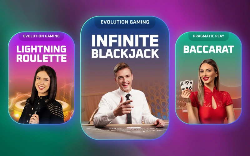Play classic table games through the Thrill casino section.